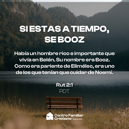 SI ESTAS A TIEMPO, SE BOOZ